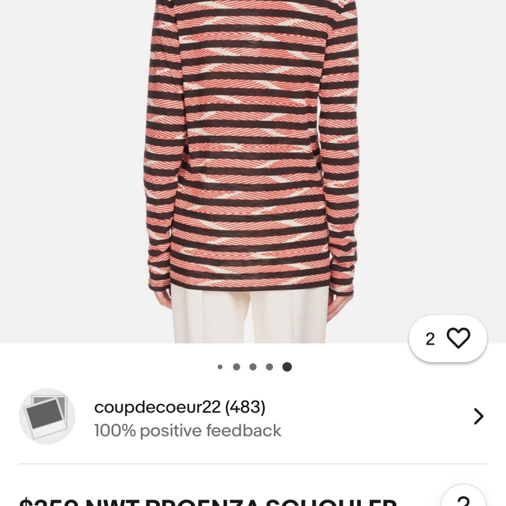 Proenza Schouler Striped Sweater